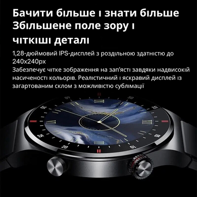 Умные смарт часы PowerMe PowerWatch 7 series Black