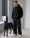 Мужское худи оверсайз Nordvik Signature Essential Hoodie Black, L
