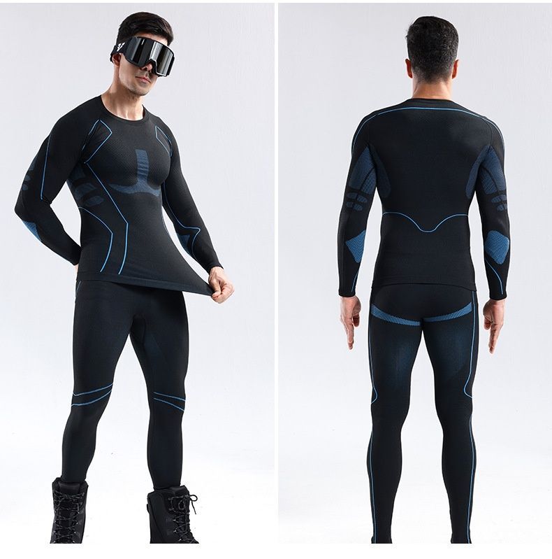Термобелье мужское Nordvik StormGuard Black-Grey комплект, M