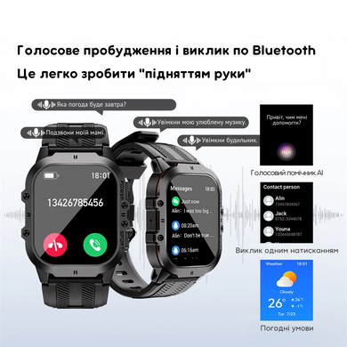 Ударопрочные смарт часы PowerMe PowerWatch 7 Tactical series