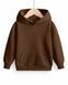 Дитяче утеплене худі Nordvik Arctic Core Hoodie на флісі базове оверсайз Brown, 120