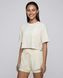 Жіночі спортивні шорти 2-в-1 з подвійним поясом Nordvik AuraStride Double-Waist Cool-Touch Coconut White, M