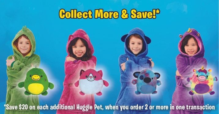 Дитяча толстовка худі, з капюшоном і плюшевою іграшкою Huggle&reg; Pet