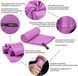 Полотенце из микрофибры быстросохнущее Weizer QuickDryTowel XL Purple (76x152см)