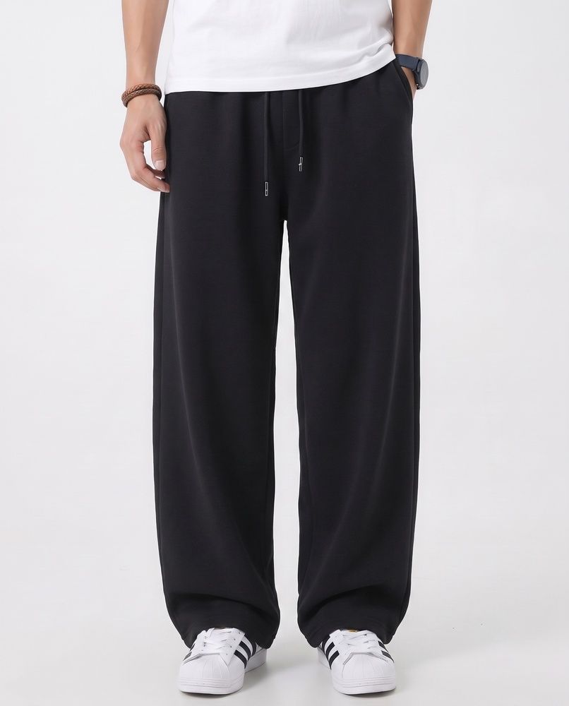 Чоловічі утеплені штани LAREN Urban-Tech Pleated Fleece Baggy з ефектом захисту від зминання Black, L