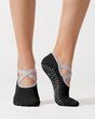 Жіночі антиковзні шкарпетки для йоги, пілатесу та фітнесу Nordvik BalanceFit Black