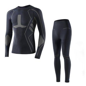 Термобілизна чоловіча Nordvik StormGuard Black-Grey комплект, XL