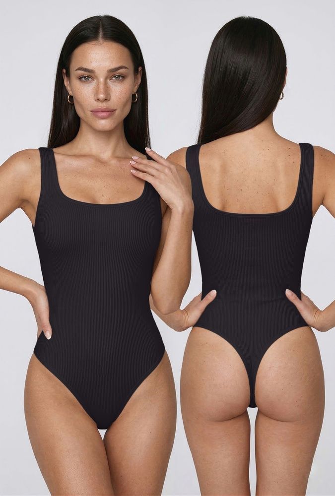 Компрессионное боди Nordvik Sculpt-Body Halter-Neck: Моделирующий эффект Second-Skin и открытая анатомическая спинка Black