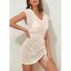 Туника пляжная вязаная без рукавов с регулировкой Mila Ricco Capri Beige, XL
