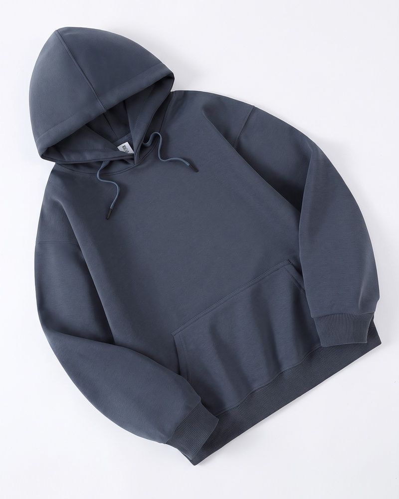 Мужское худи оверсайз Nordvik Signature Essential Hoodie Navy, L