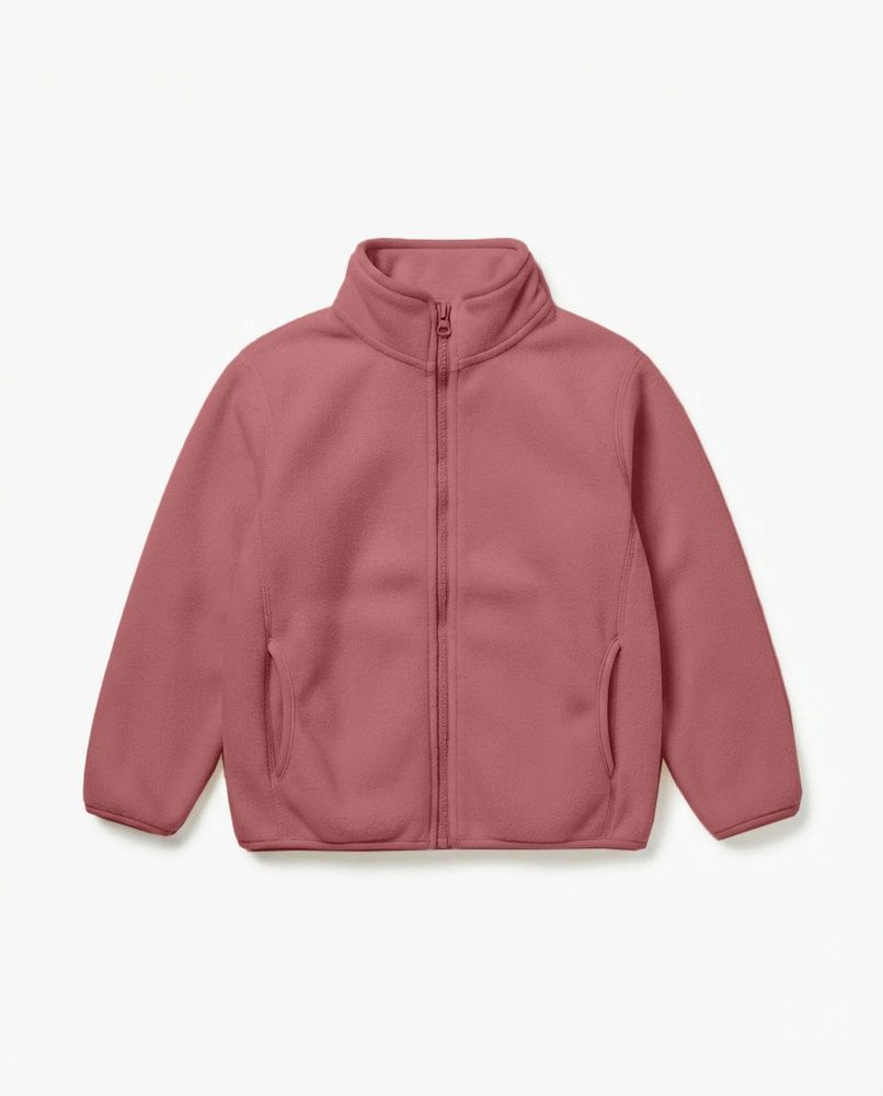 Дитяча флісова куртка на блискавці Nordvik kids Polar Explorer утеплена хутром Pink, 120