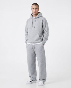 Мужские утепленные штаны LAREN Urban-Tech Pleated Fleece Baggy с эффектом защиты от сминания Grey, L