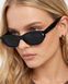 Жіночі поляризаційні сонцезахисні окуляри Nordvik Audrey ретро вузькі Cat Eyes з захистом UV400 Black