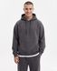 Премиальное мужское худи на флисе Nordvik Polar Fleece Hoodie Grey, M