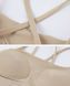 Жіночий топ-бра cross-border Nordvik Luxe-Support: Premium Thin Strap Beige, M