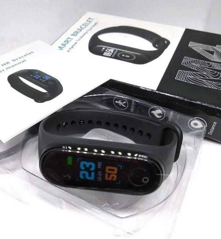 Фитнес браслет трекер band M4 Fit Smart Bracelet black