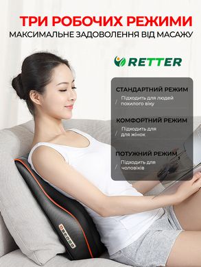 Масажер для шиї та спини RETTER MaxRelax (RT-78090)