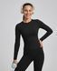 Женский спортивный лонгслив Nordvik Pro-Fit Dry Run: Slim Line Black, XL