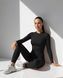 Женский спортивный лонгслив Nordvik Pro-Fit Dry Run: Slim Line Black, XL