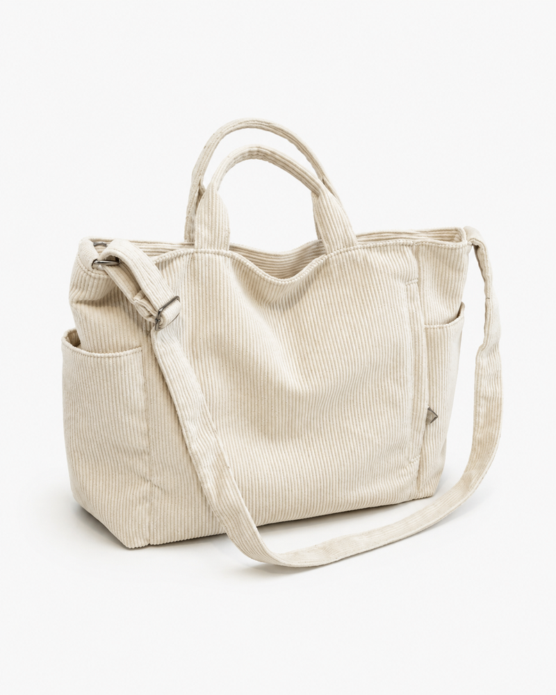 Женская вельветовая сумка-шопер LAREN Urban Elite Beige