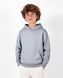 Детское утепленное худи Nordvik Arctic Core Hoodie на флисе базовое оверсайз Grey, 120
