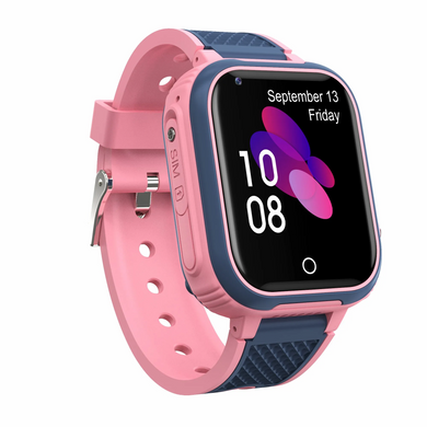 Розумний смарт годинник PowerMe PowerWatch 7 Kiddy series 4G + GPS Pink