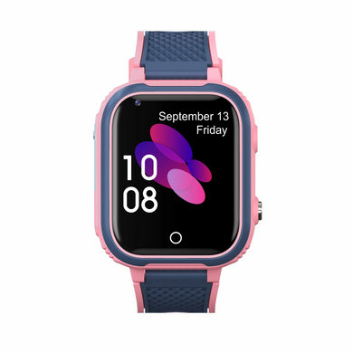 Розумний смарт годинник PowerMe PowerWatch 7 Kiddy series 4G + GPS Pink