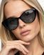 Женские солнцезащитные очки Nordvik Siren имиджевые Cat Eyes Black