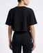 Жіноча спортивна футболка кроп-топ Oversize Nordvik AuraCrop Soft-Touch Black, S