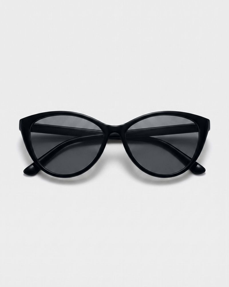 Женские солнцезащитные очки Nordvik Siren имиджевые Cat Eyes Black
