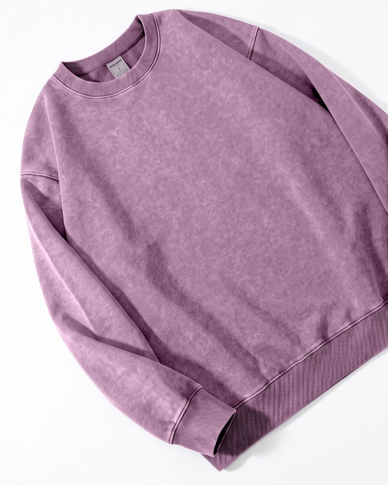 Жіночий оверсайз світшот LAREN Vintage Wash Crewneck Purple, M