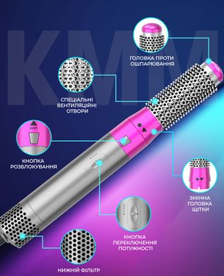 Стайлер для волосся іонний Weizer Ionic Hair Styler 5in1 (RT-51099)