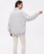 Женская премиальная толстовка оверсайз LAREN Urban Frame Half-Zip с горловиной на молнии Grey, S
