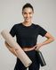 Жіноча спортивна футболка кроп-топ Oversize Nordvik AuraCrop Soft-Touch Black, M