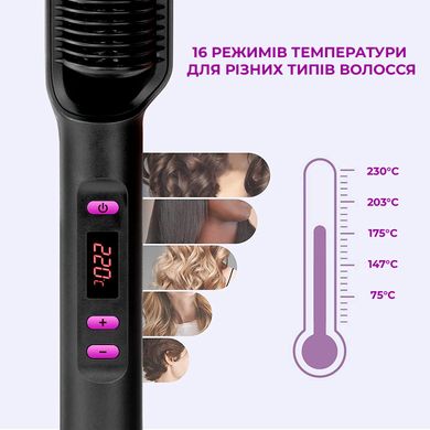 Ионная расчесĸа-выпрямитель Weizer Ionic Straight Hair (RT-5052)