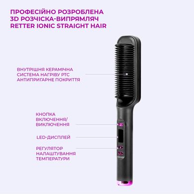 Ионная расчесĸа-выпрямитель Weizer Ionic Straight Hair (RT-5052)