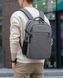Городской мужской рюкзак для ноутбука Nordvik Apex Pro Grey с USB