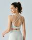 Женский топ-бра cross-border Nordvik Luxe-Support: Premium Thin Strap Cream, M