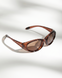 Солнцезащитные очки Nordvik Vantage Y2K стритстайл Brown