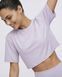 Женская спортивная футболка кроп-топ Oversize Nordvik AuraCrop Soft-Touch Purple, S