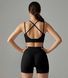Жіночі фітнес-шорти Nordvik AuraStride Peach-Sculpt: Моделюючий 3D-ефект Scrunch-Lift та Naked Feel Black, M