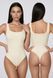 Жіноче компресійне боді Nordvik Sculpt-Body Halter-Neck: Моделюючий ефект Second-Skin та відкрита анатомічна спинка Beige