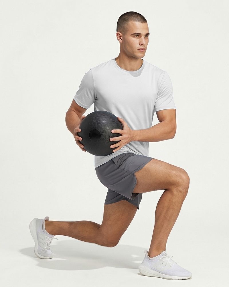 Чоловіча спортивна футболка Nordvik Active-Stretch Pro: Повітропроникна тканина Quick-Dry з ефектом високої еластичності White