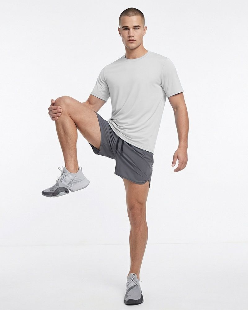Чоловіча спортивна футболка Nordvik Active-Stretch Pro: Повітропроникна тканина Quick-Dry з ефектом високої еластичності White