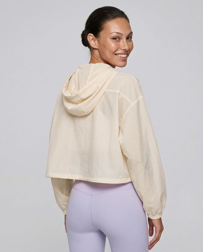 Жіноча ультралегка oversize вітровка Nordvik Aero-Lite: Захист UPF50+ Beige, L