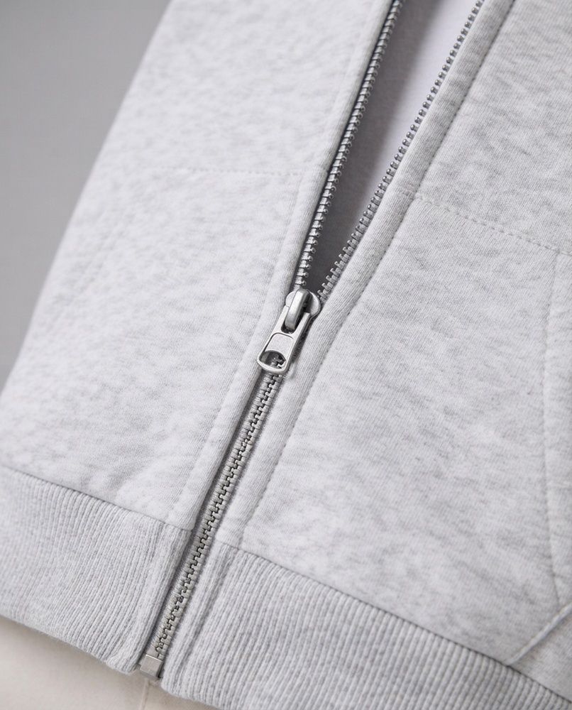 Детское теплое худи на молнии Nordvik CloudSoft Zip Hoodie Grey, 120