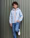 Дитяча вітрозахисна куртка-вітрівка Nordvik kids Aero-Shell з капюшоном Light Blue, 130