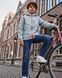 Дитяча вітрозахисна куртка-вітрівка Nordvik kids Aero-Shell з капюшоном Light Blue, 130