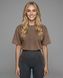 Футболка унисекс Oversize Boxy Fit Nordvik Urban Shadow: Stone-Wash Brown, S