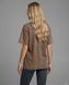 Футболка унисекс Oversize Boxy Fit Nordvik Urban Shadow: Stone-Wash Brown, S